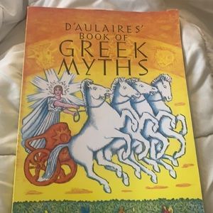 D’Aulairu’s book of Greek Myths.